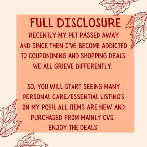 Listing's Update: why so many personal care and essentials?